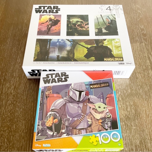 Star Wars Mandalorian Puzzles New Lot 5 - Picture 1 of 5